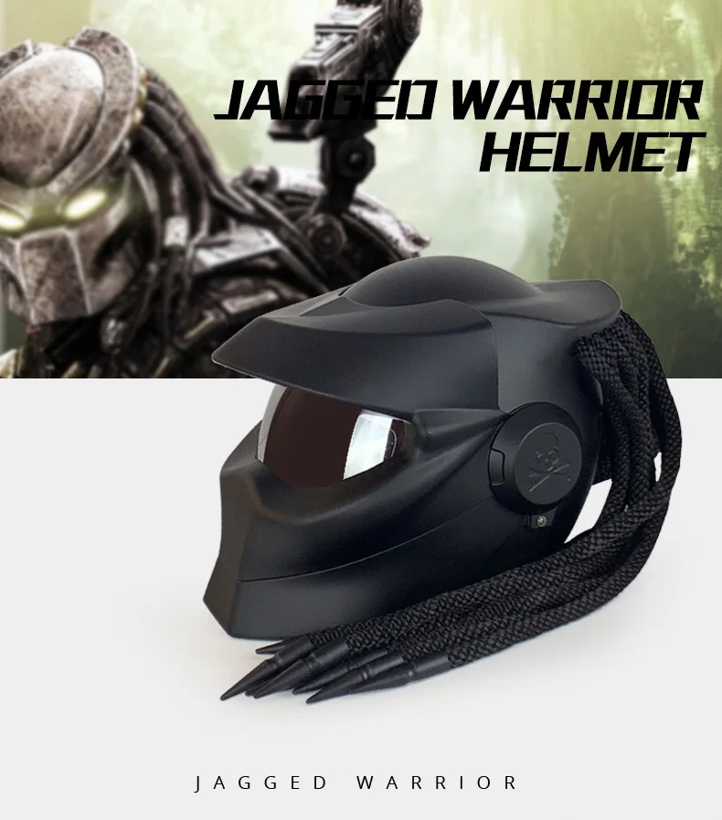 Predator Motorcycle Helmet – Unleash Your Inner Warrior on the Road
