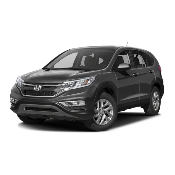 2016 Honda CR-V LX 4DR SUV Owner Manual: Full Guide & PDF Download