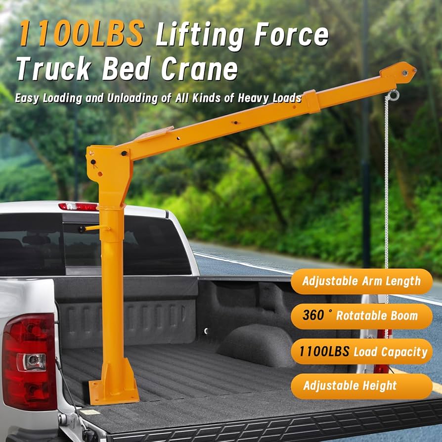 Powerful Pickup Truck Bed Cranes: Lift Heavy Loads with Ease