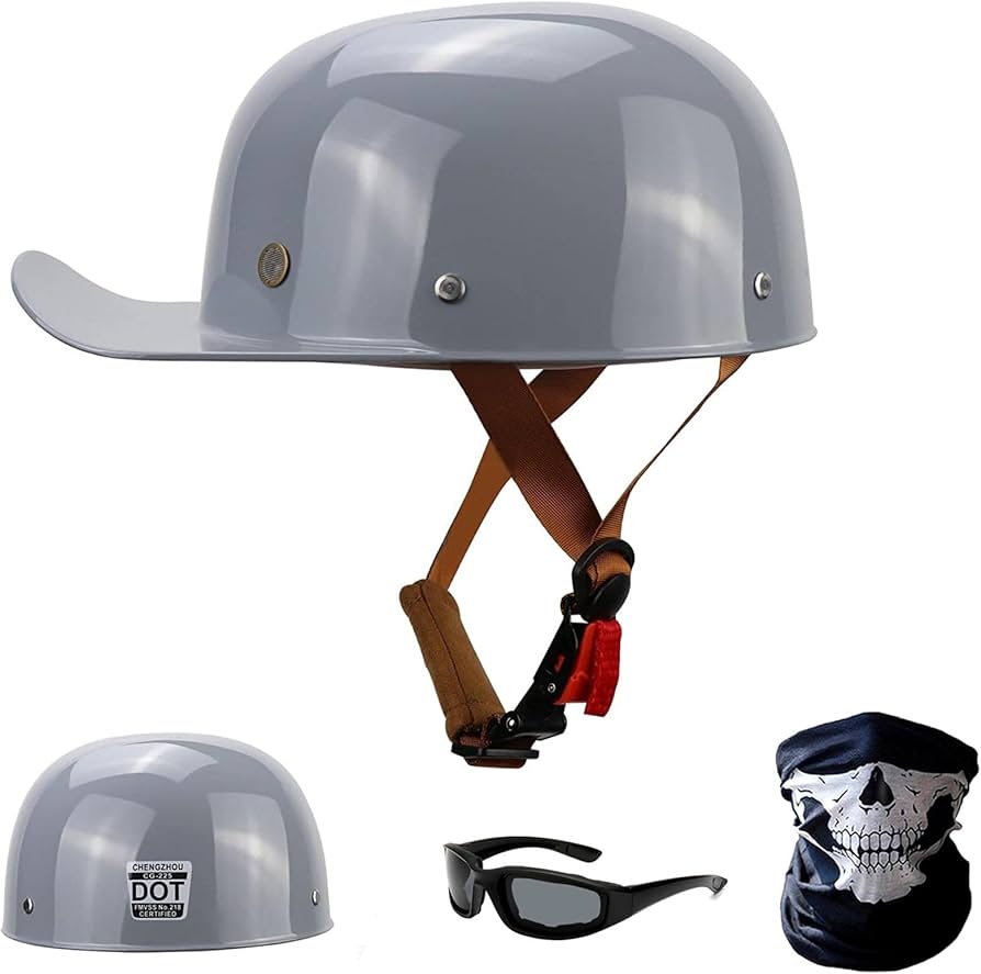 Baseball-Inspired Motorcycle Helmets: Retro, Safe & DOT Certified
