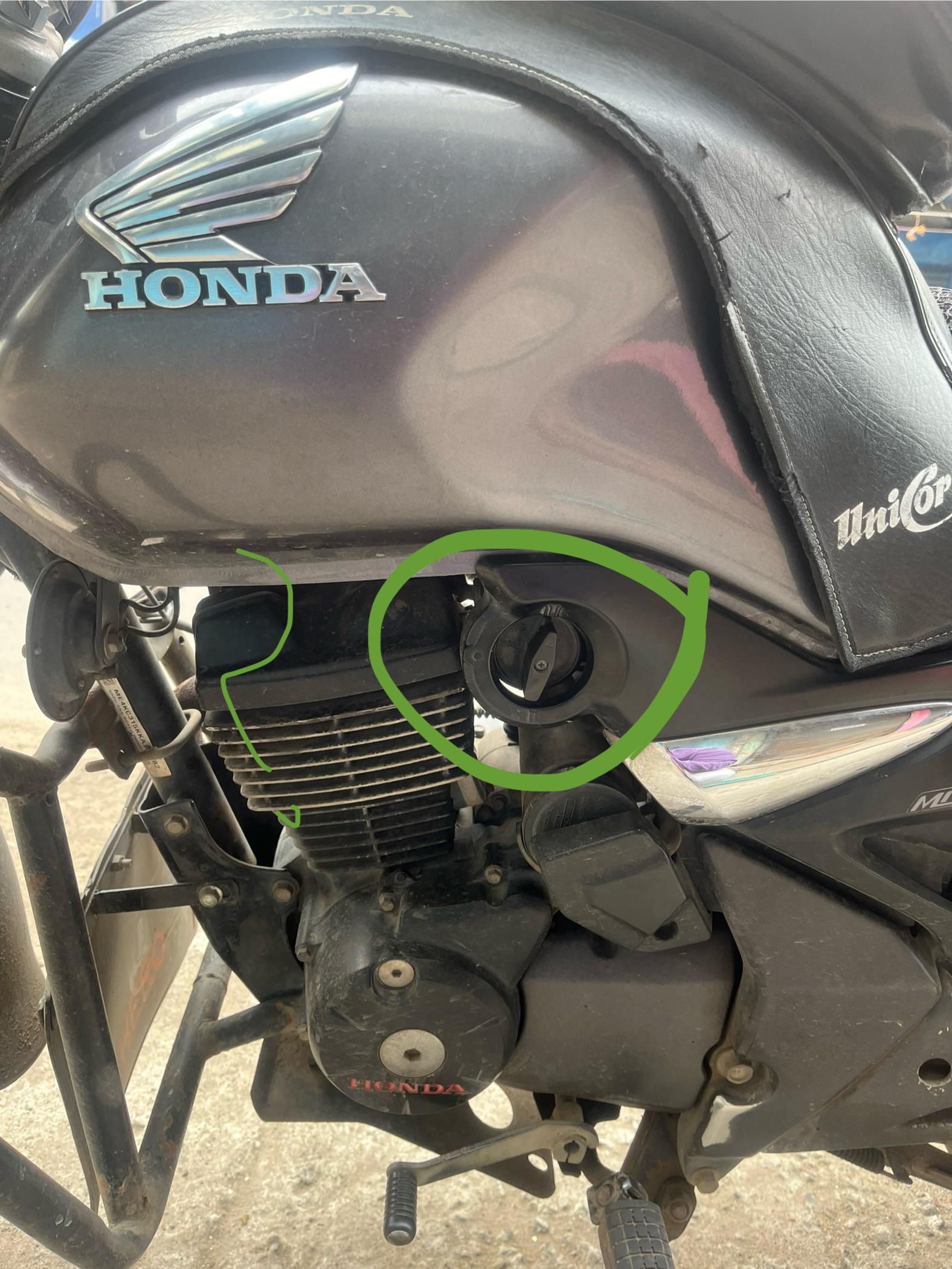 honda motorcycle should reserve be open or closed when filling