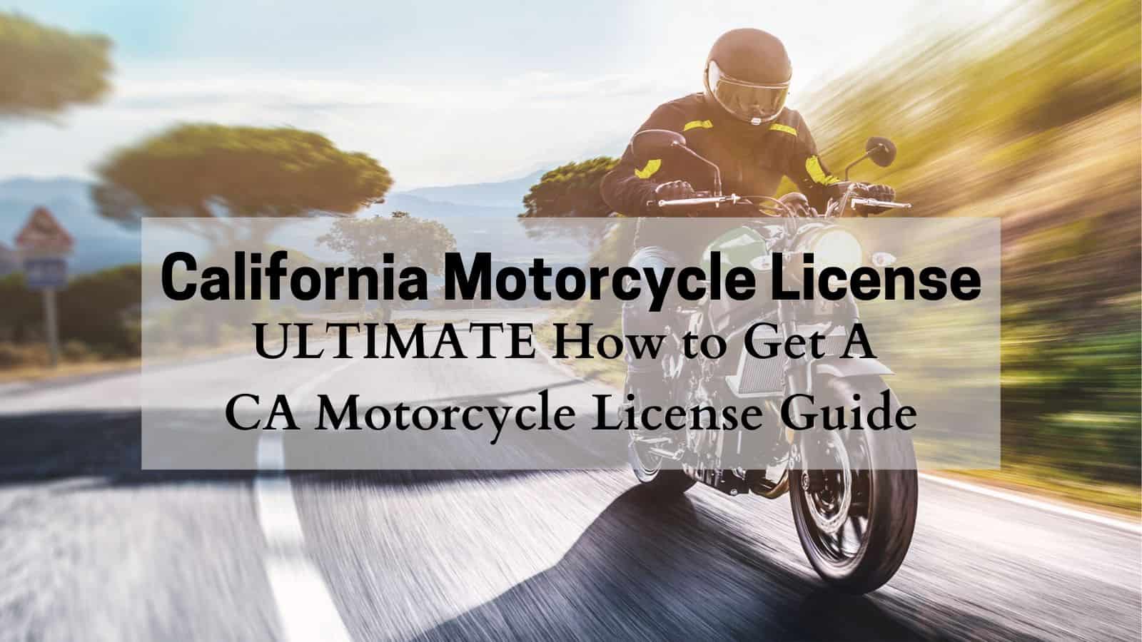 California Motorcycle Endorsement for NJ Drivers License Holders: What You Need to Know