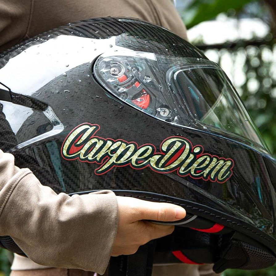 Unique Motorcycle Helmet Stickers - Customize Your Ride with Style!
