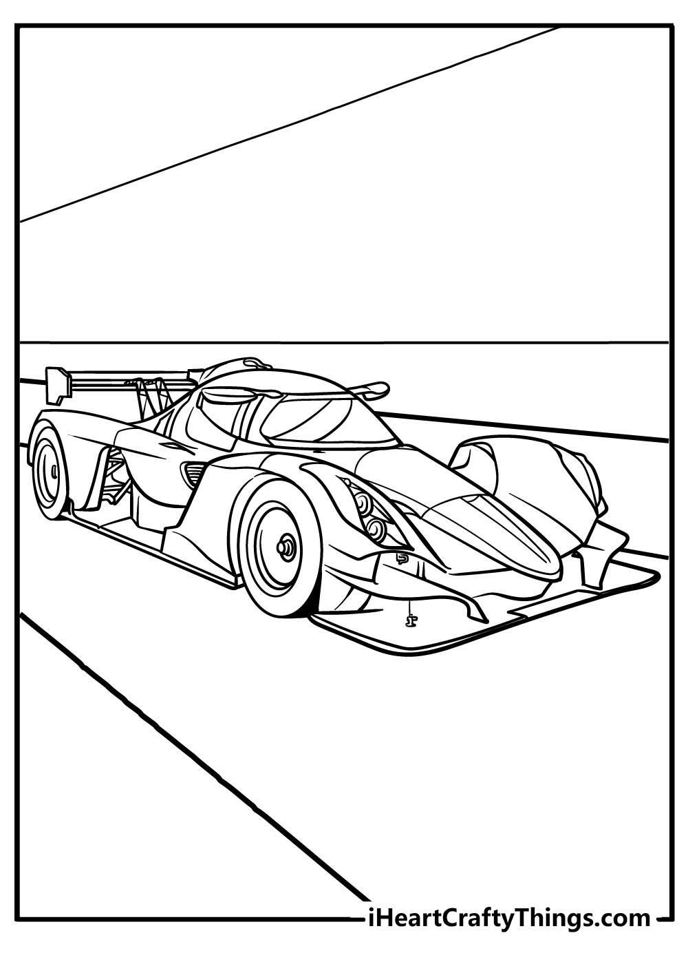 Exciting Sport Car Coloring Pages to Download and Print