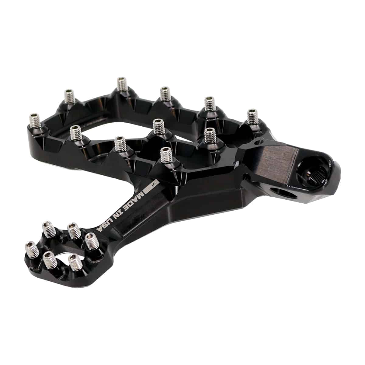 Fastway EXT Motorcycle Foot Pegs Kit Black – Enhanced Comfort & Control for Tall Riders