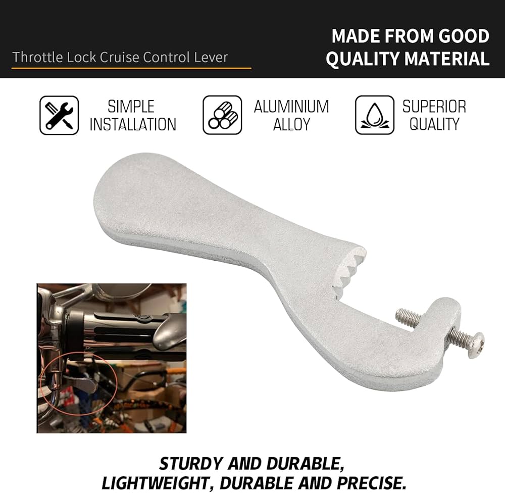 Cycle Gear Motorcycle Throttle Helper for 2005 Street Glide - Enhance Comfort & Control