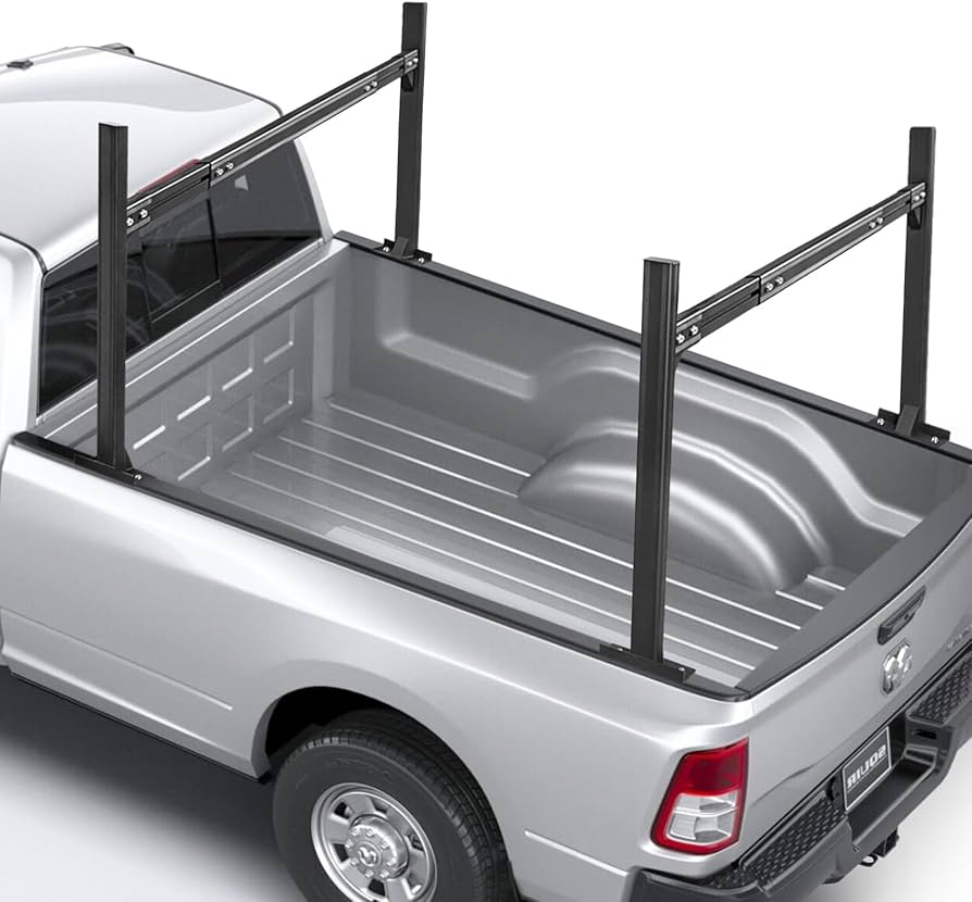 Adjustable Pickup Truck Ladder Racks for Kayaks, Ladders, and More