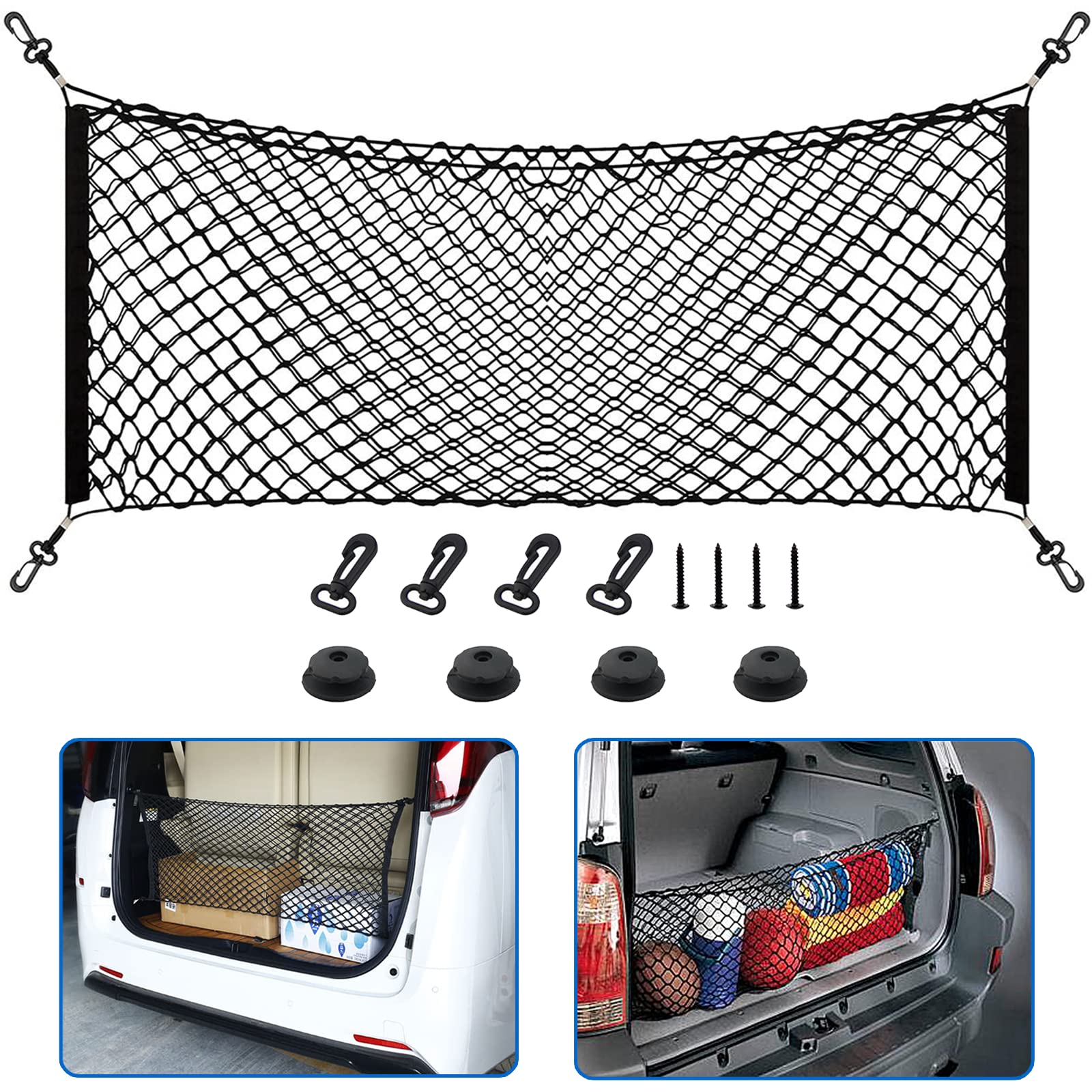 Heavy-Duty Cargo Nets for SUV: Perfect for Trunk and Cargo Area Organization