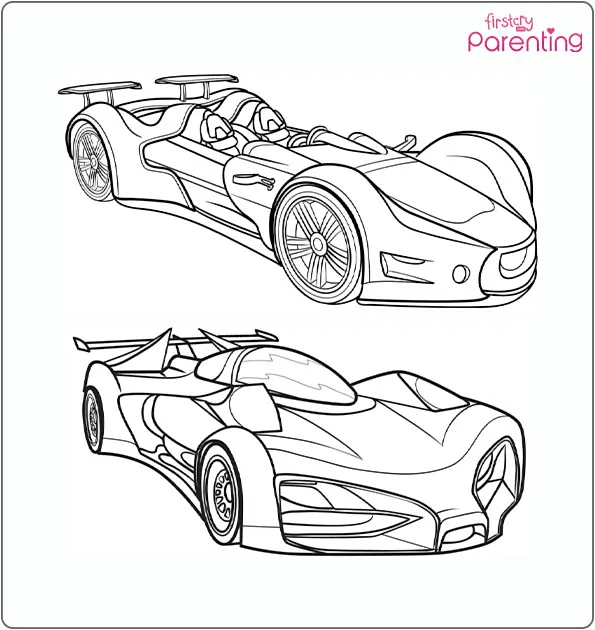 Exciting Sports Car Coloring Pages to Fuel Creativity