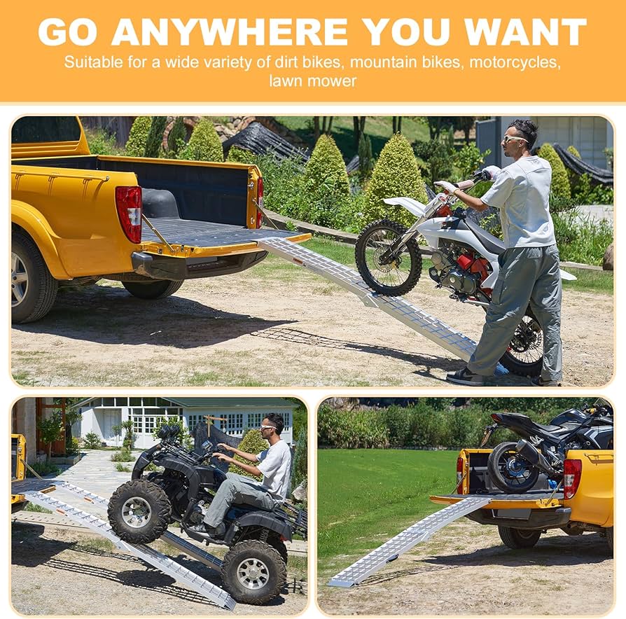 Best Motorcycle Ramp for Truck: Heavy Duty, Foldable, and Durable Options