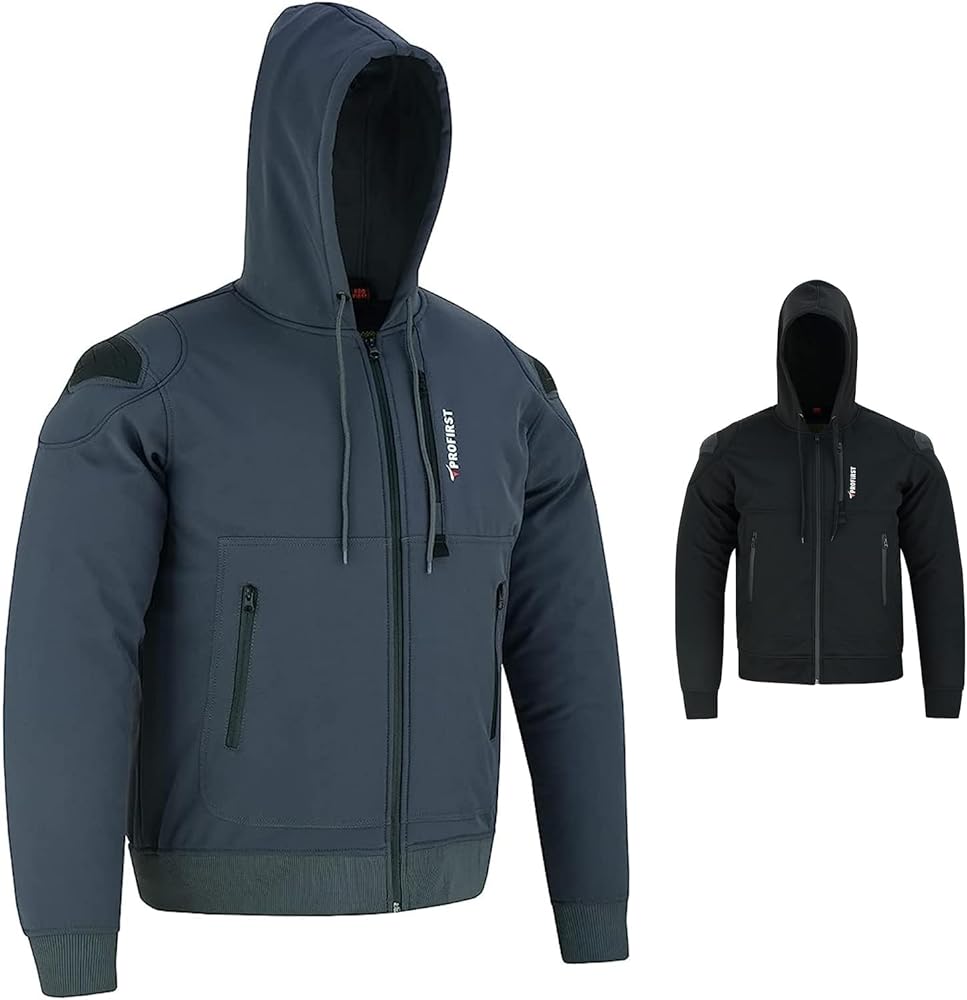 Best Armored Motorcycle Hoodie | CE Approved & Aramid Lined