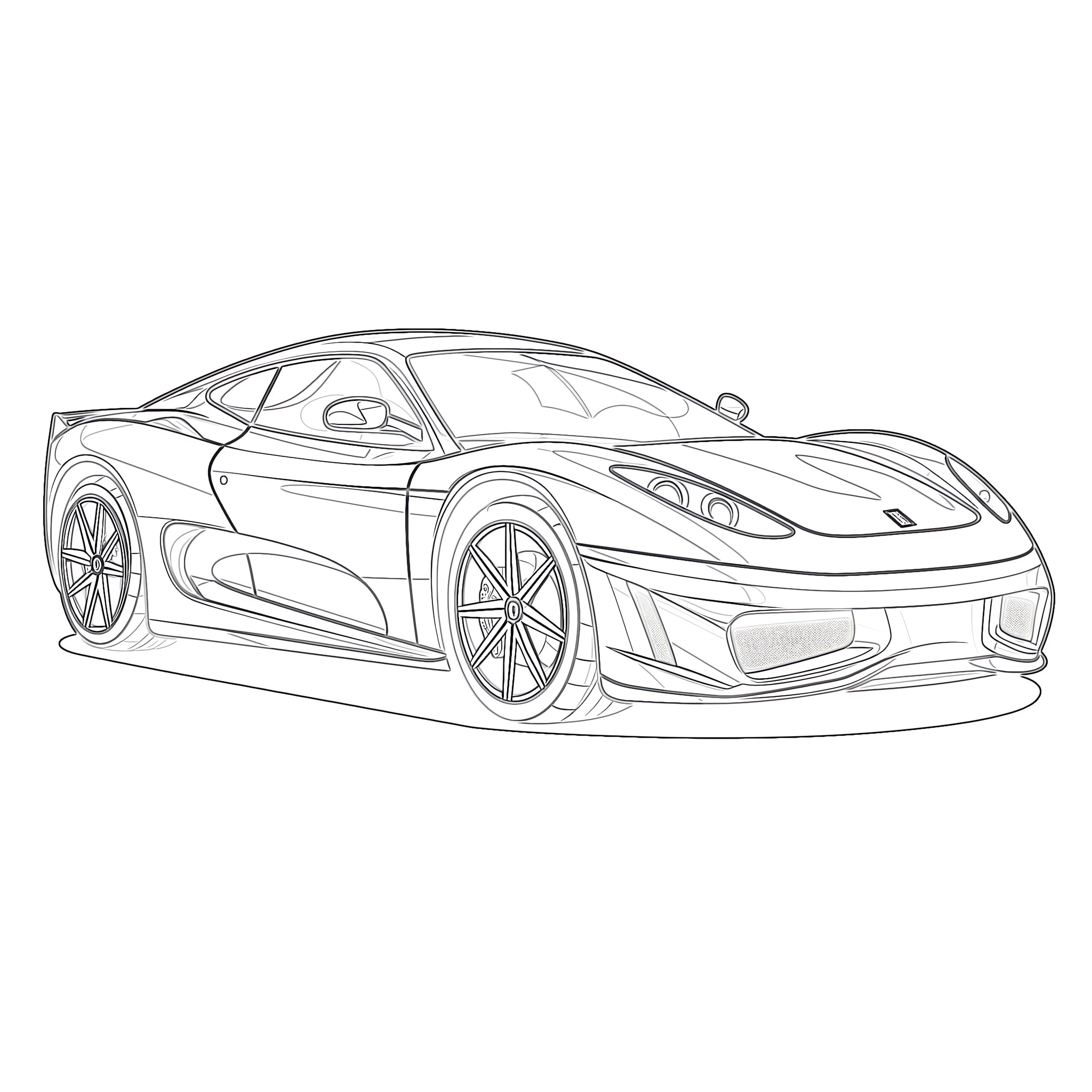 Printable Sports Car Coloring Pages Online (The Best Selection Of Cool Cars To Color Instantly)