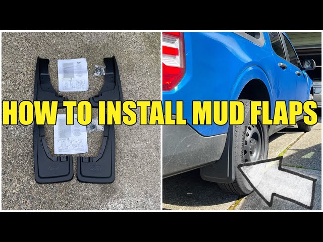 Pickup Truck Mud Guards Installation: Easy DIY Steps to Follow at Home!