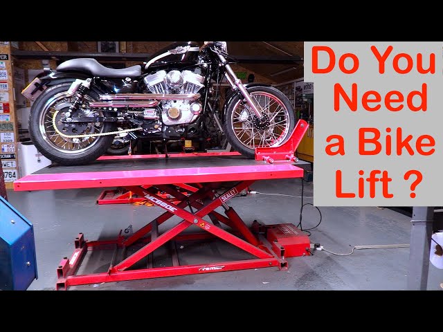 DIY motorcycle maintenance - How a handy motorcycle lift can make your life easier!