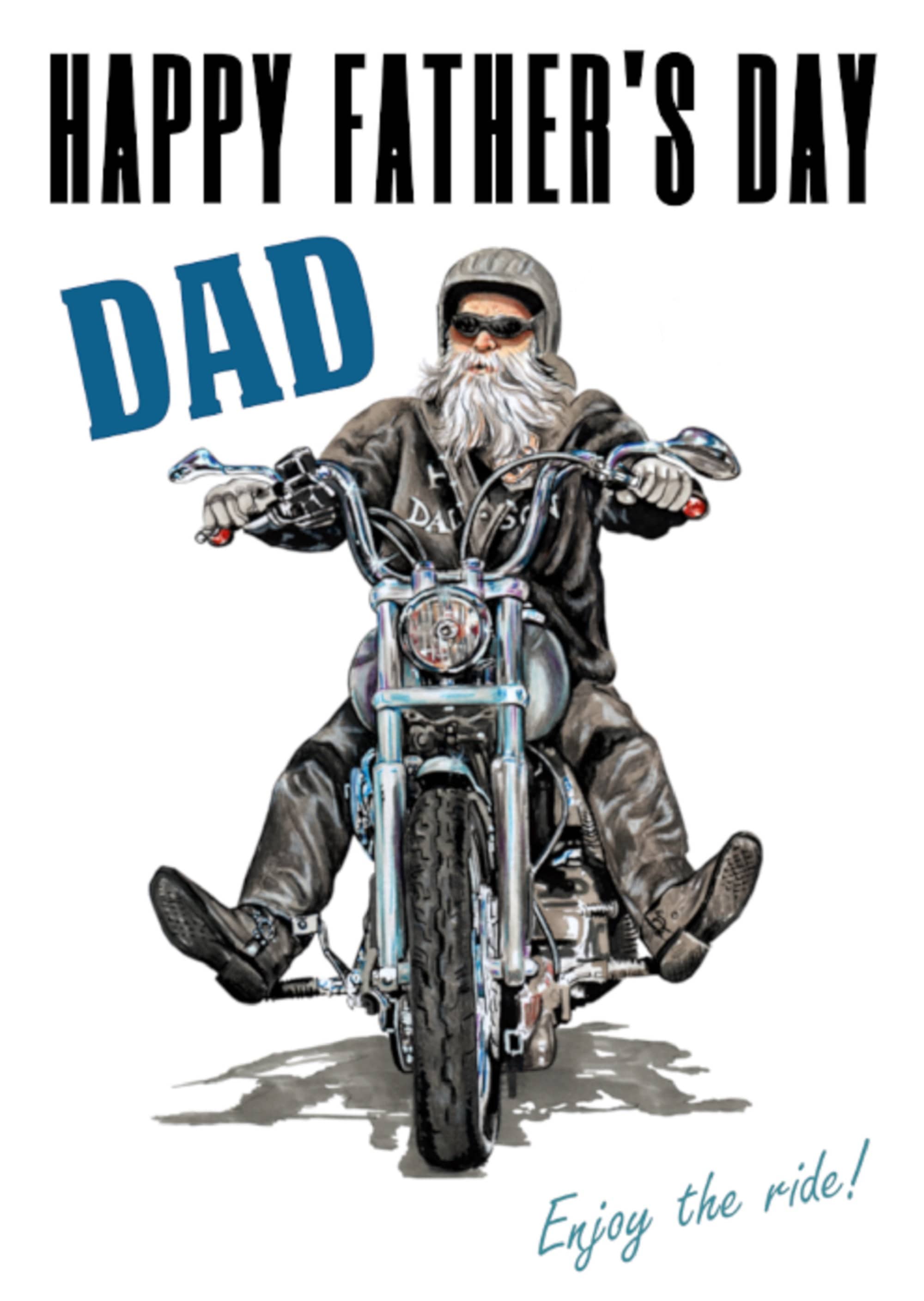 Find the Best Fathers Day Card with Motorcycle, Shop Online Today
