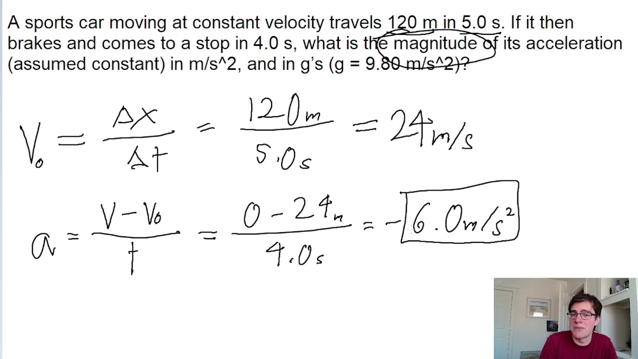 The Physics of a Sports Car Moving at Constant Velocity