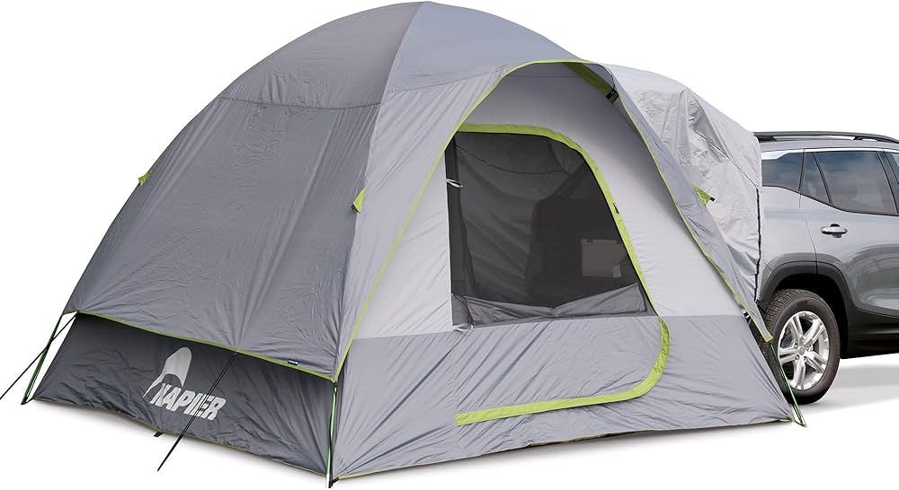 Durable and Waterproof Tent That Attaches to SUV for Outdoors