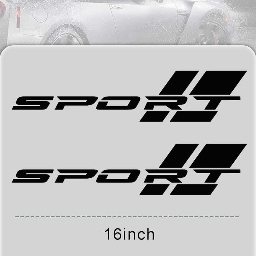 Find your perfect sport sticker for car: Check out these trendy options
