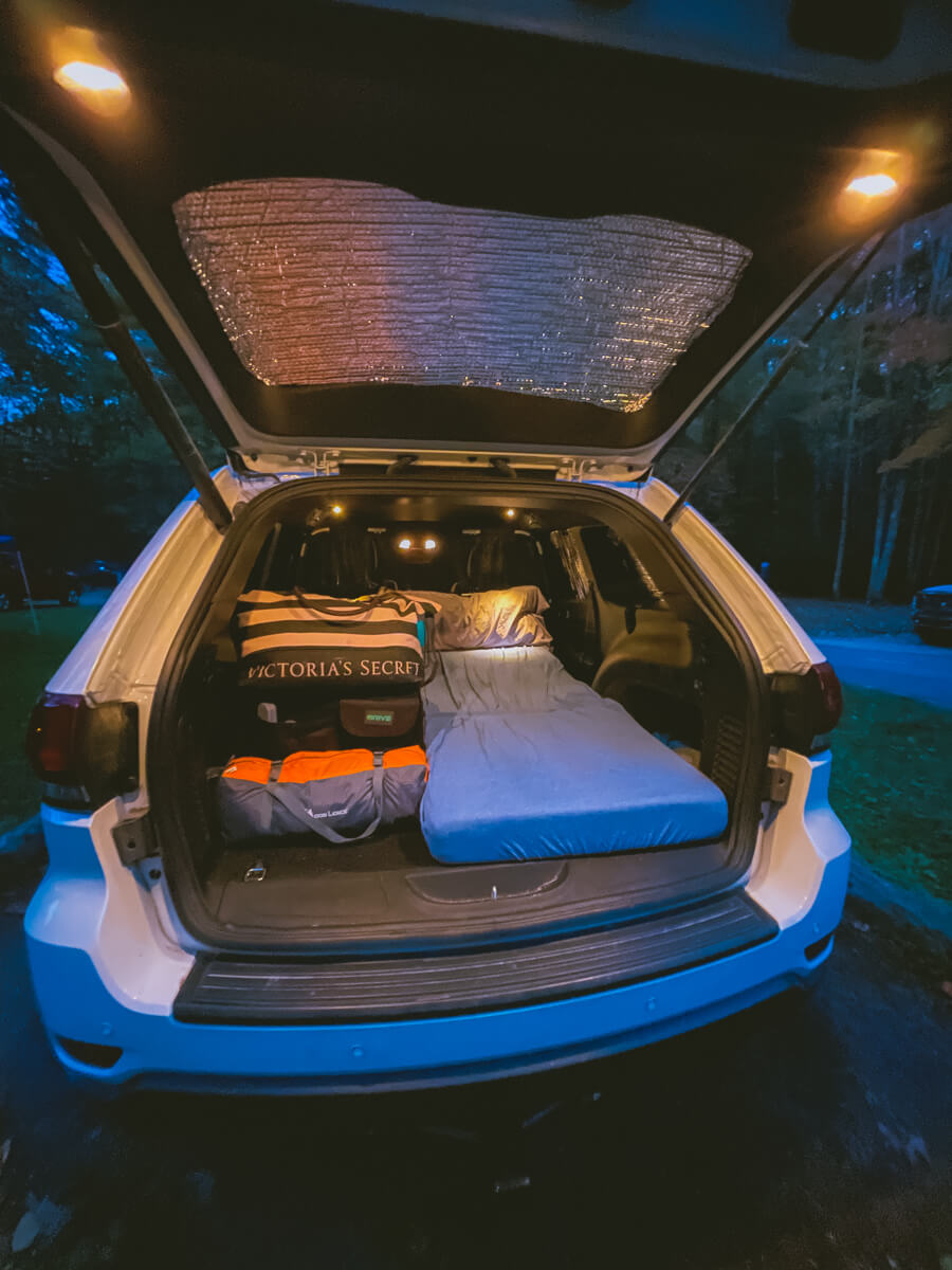 Camping with a tent for back of SUV, a simple guide for beginners