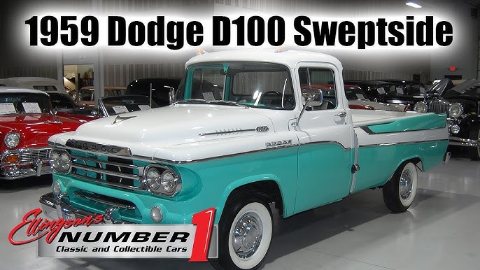 Own a 1959 Dodge Pickup Truck Today | Find Your Classic Car and Start Driving