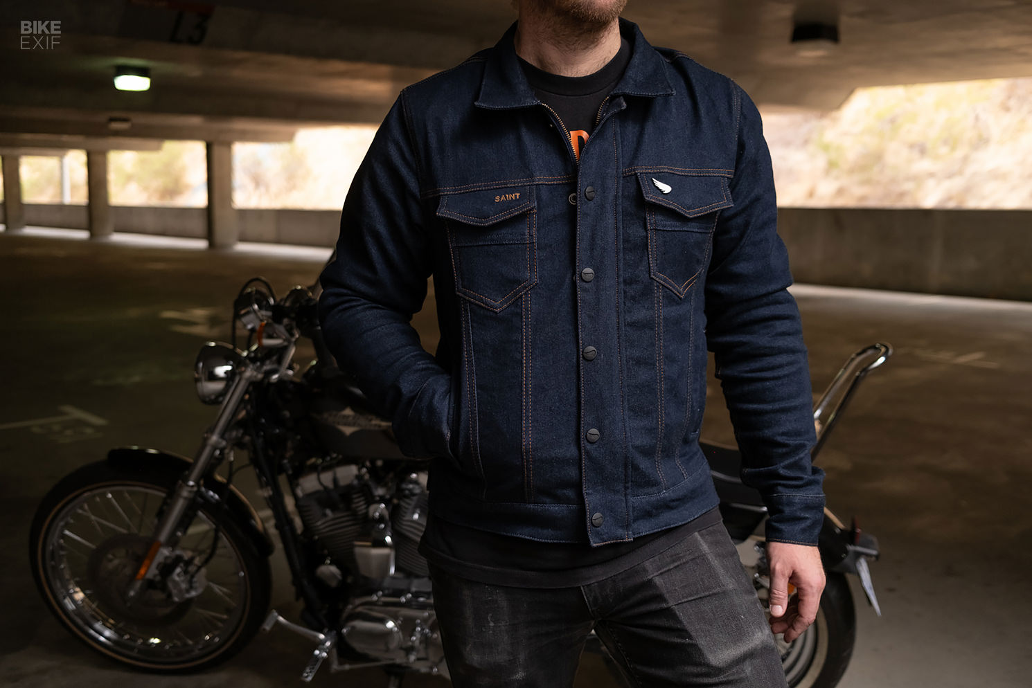 Affordable Denim Motorcycle Jacket: Great Style Without Breaking the Bank.