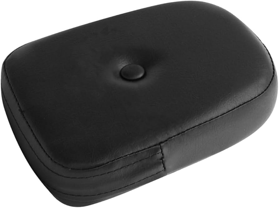 Motorcycle Backrest Pad: Universal Fit, Slip Over Design.