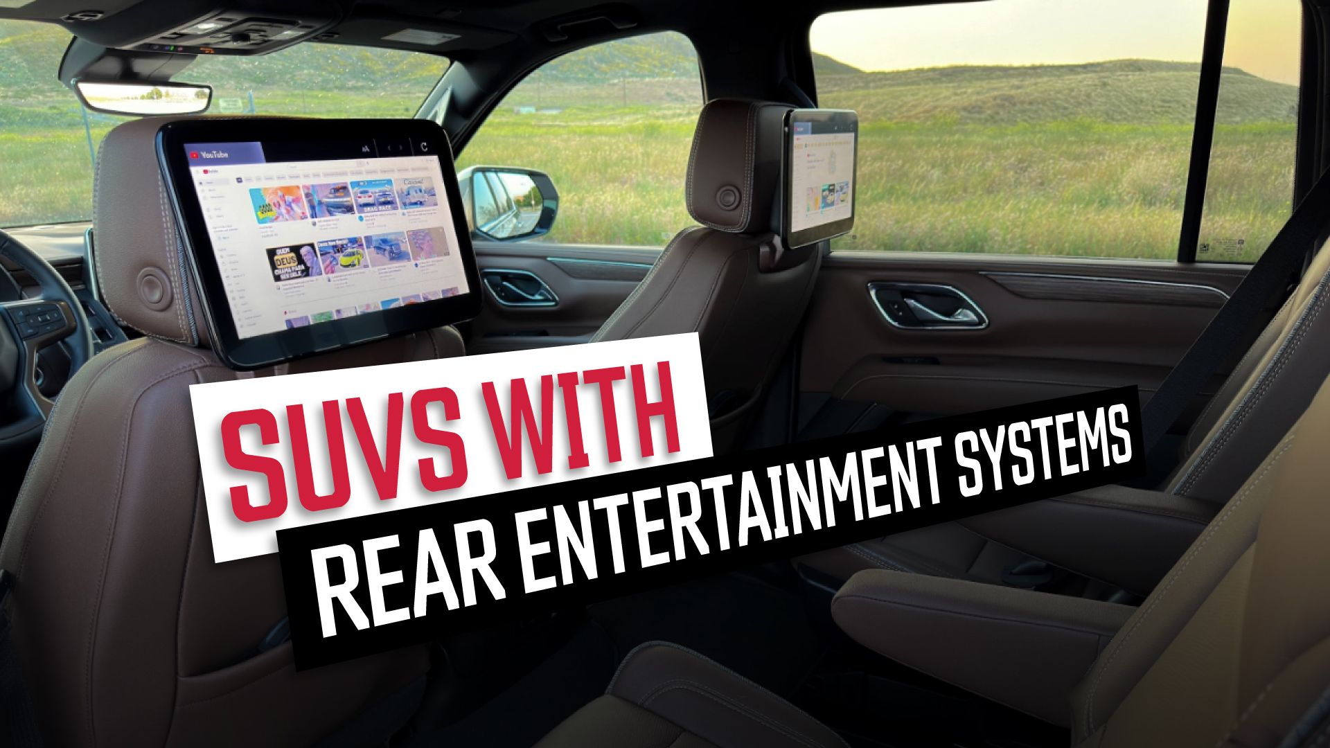 Family-Friendly SUVs with Rear Entertainment Systems: Entertainment for Everyone!